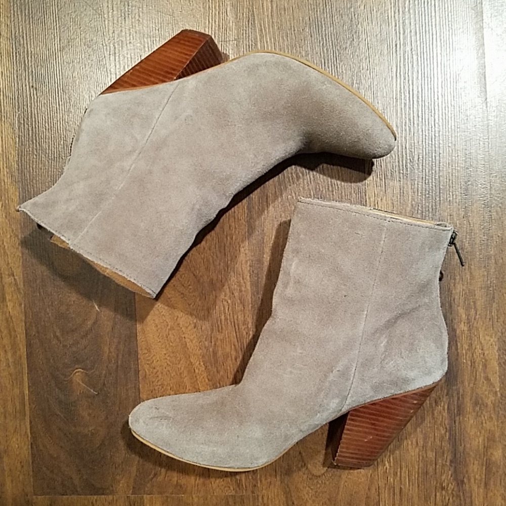 Corso Como Gray Suede Booties - image 2